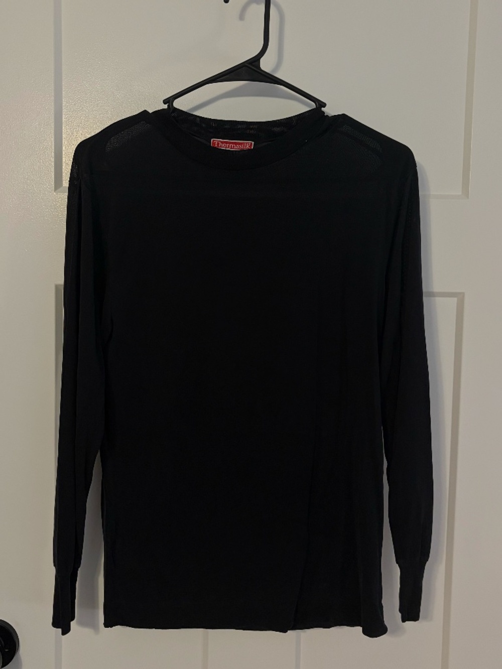 Terramar Thermasilk Shirt Womens 100% Silk Thermal Base Layer Long Sleeve M VTG
